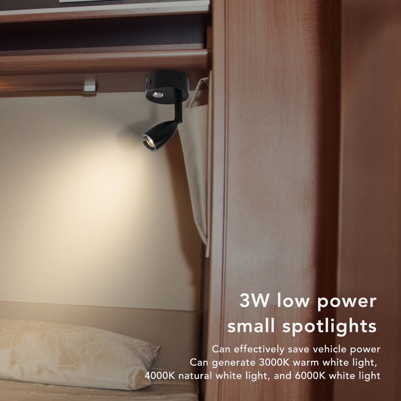 RV Interior Lights RV Dimmable Reading Light with USB Charging