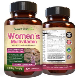 Best Multivitamin for Women | Completely Women's Multivitamins & Multiminerals with Over 20 Vitamins A, C, D, E, B12, Zinc & More Vitamins for Women | Energy, Focus & Immune Health. 120 Capsules