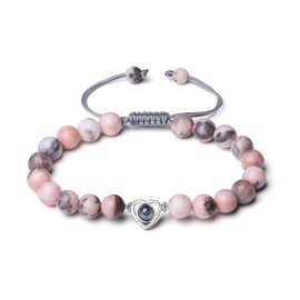 Sahoottie 100 Languages I Love You Bracelet for Sister Sister Bracelet Sister Gifts Sister Birthday Gifts Presents for Sister Stone Bracelet Sister Bracelet Jewellery