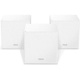 Tenda Nova Tri-band Mesh WiFi System (MW12)-Up to 6000 sq.ft. Whole Home Coverage, Replaces WiFi Router and Extender, Gigabit Mesh Router, Parental Controls, Easy setup, 3-pack