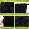 Wokceer Black Backdrop Curtain for Parties 10x10FT Photo Backdrop Drapes