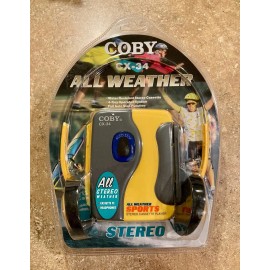 Coby CX-34 All Weather Sports Stereo Cassette Player - Walkman - NOS - NIP