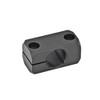 Clamp Holder Aluminium Black Anodised Bore 12 mm