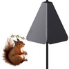 Wrap Around Squirrel Baffle,15" Foldable Squirrel Guard Baffles,Squirrel Proof Baffle