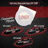 METROVAC DVP-26RP Disposable Bags - Convenient 5-Pack - Compatible with