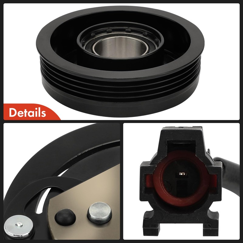 A-Premium Air Conditioner AC Compressor Clutch Kit Compatible with Subaru