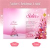 HOWAF Christmas Card Sister, Christmas Cards for Sister Merry Christmas
