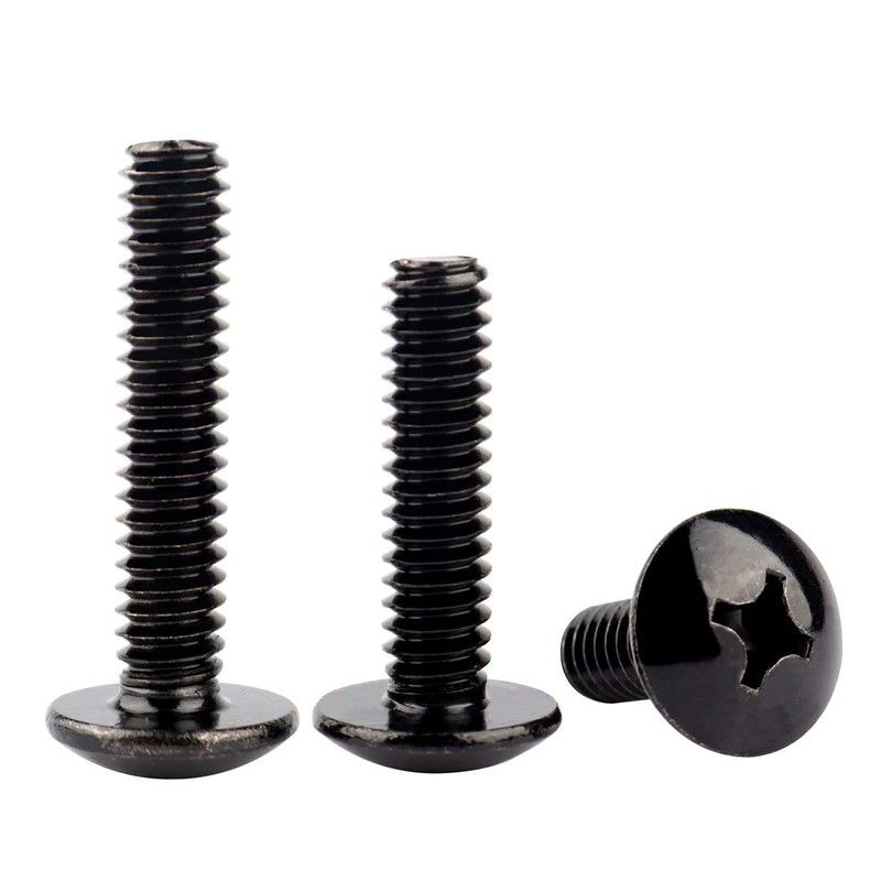 KOSJETHAS 1/4-20 x 1/2" Truss Head Phillips Machine Screws, 304