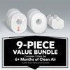 3Pack Dcoecue Replacement Vacuum Filters for Shark Rocket HV300, HV301,
