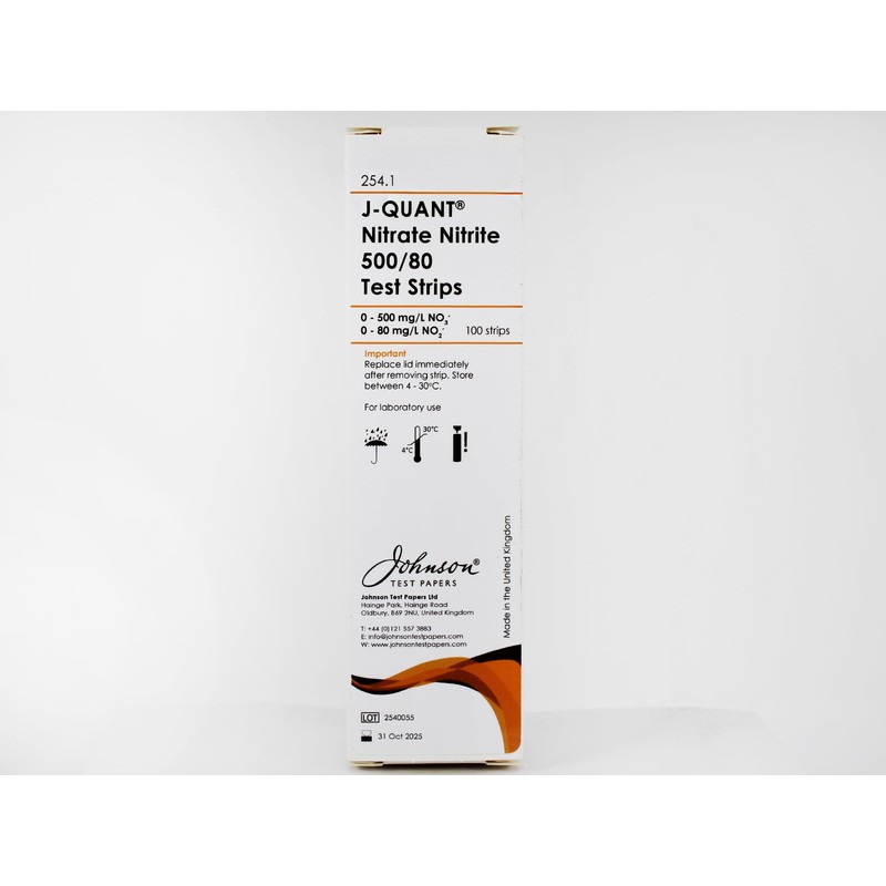 J-QUANT Nitrate/Nitrite Test Strips 80/500 from Test All Water