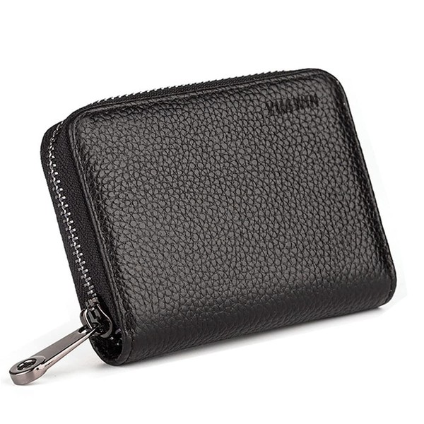 YUAWIN Card Case, Magnetic Proof, Men's, Large Capacity, Card Slot,