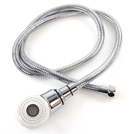 ZOOMIN Salon Shampoo Unit Bowl Hair Sink Replacement Part Chrome Sprayer Hose