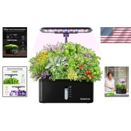 Indoor Herb Grower with Timer & Quiet Smart Watering – Fun Gift for All Ages