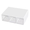 PRITOK Tea Box with 3 Drawers: Plastic Tea Bag Boxes,
