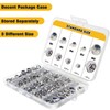 300pcs Locknuts Assortment Kit M3 M4 M5 M6 M8 Hex