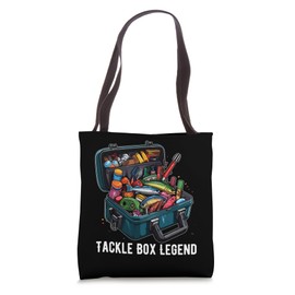 Tackle Box Legend Fisherman Fishing Tools Outdoor Sport Tote Bag