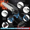 Agoal Mini Chainsaw, 6-Inch Portable Electric Chainsaw Cordless, Handheld Small