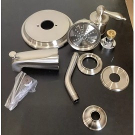 Danze Tub/Shower Set WITH ROUGH IN VALVE Brushed Nickel D520010BNT