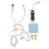 Waterproof Swimming MP3 Player, IPX8 8G Memory Swimming Headset Rubber