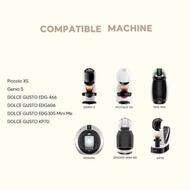 Capsule Adapter for Dolce Gusto Adapter, Reusable Coffee Pods Adapter for Espresso Capsules Compatible with Dolce Gusto Genio S/Piccolo XS