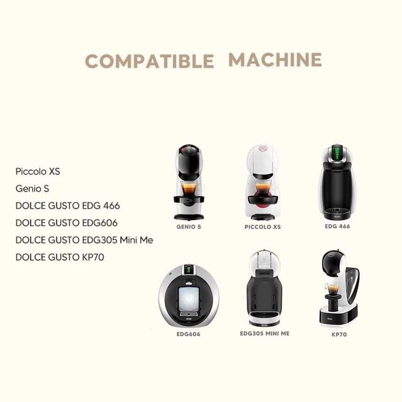 Capsule Adapter for Dolce Gusto Adapter, Reusable Coffee Pods Adapter