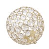 Crystal Tea Light Candle Holders Wedding Decor Table Centerpieces (Gold