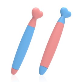 Pack of 2 Children's Touch Screen Pens, Kids Stylus Pens, Tablet Touch Screen Pens, Universal Touch Screen Pens, Suitable for Tablets, Learning Machines etc. (Pink, Blue)