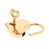 Treasure Chest Padlock,Mini Love Heart Shaped Metal Lock Colorful Diary