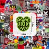 Pack of 100 Rock Band Punk Stickers, Classic Rock Sticker