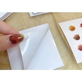 Nail Paper, Palette Type, Disposable, Gel Nails, Paint, Water Resistant Paper, Pack of 50