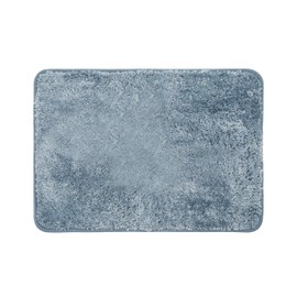 Indecor Home Salt & Sea 17-Piece Bathroom Accessory Set - Coastal Bath Collection with Shower Curtain, 24x17'' Bath Mat, Soap Dispenser, Tumbler, Toothbrush Holder & Hooks- Blue