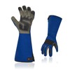 Vgo... 1 pair of men's garden gloves, safety gloves, long