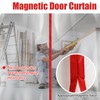 Preboun 1 Set Magnetic Dust Barrier Zipper Door Kit 4'