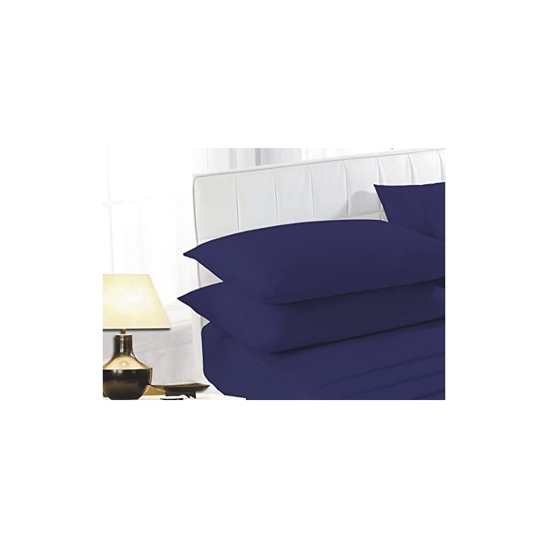 AIMANE® Percale Pair of Housewife Pillowcases 50 x 75 CM