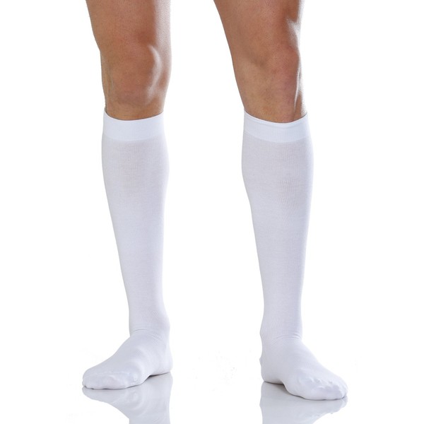 Relaxsan 920-new (White, Sz.1) Unisex cotton support socks 22-27 mmHg