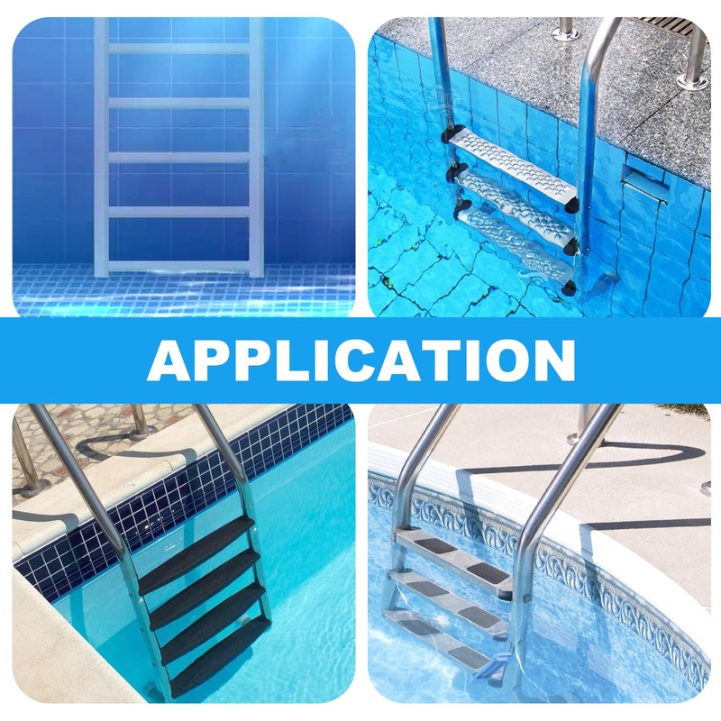 Pool Ladder Bumpers for Inground Pools - 2 Pack Rubber