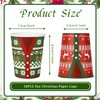 JarThenaAMCS 50Pcs Christmas Paper Cups 9 oz Ugly Sweater Disposable