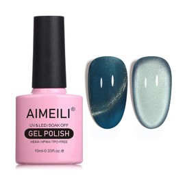 AIMEILI Cat Eye Gel Nail Polish Soak Off U V LED Hema Free Cruelty Free Vegan Gel Polish Colors for Nail Art DIY Gel Nail Manicure 749