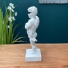 29cm Tall Too Cool Quirky Cherub Wearing Sunglasses Ornament (White)