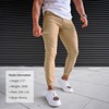 GINGTTO Mens Slim Khaki Dress Jogger Pants Skinny Chino Joggers