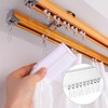 60 pieces curtain hooks, curtain hooks, S hooks, curtain hooks