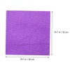 jojofuny 5Pcs Purple DIY Handmade Patchwork Fabric Set Cotton Printing