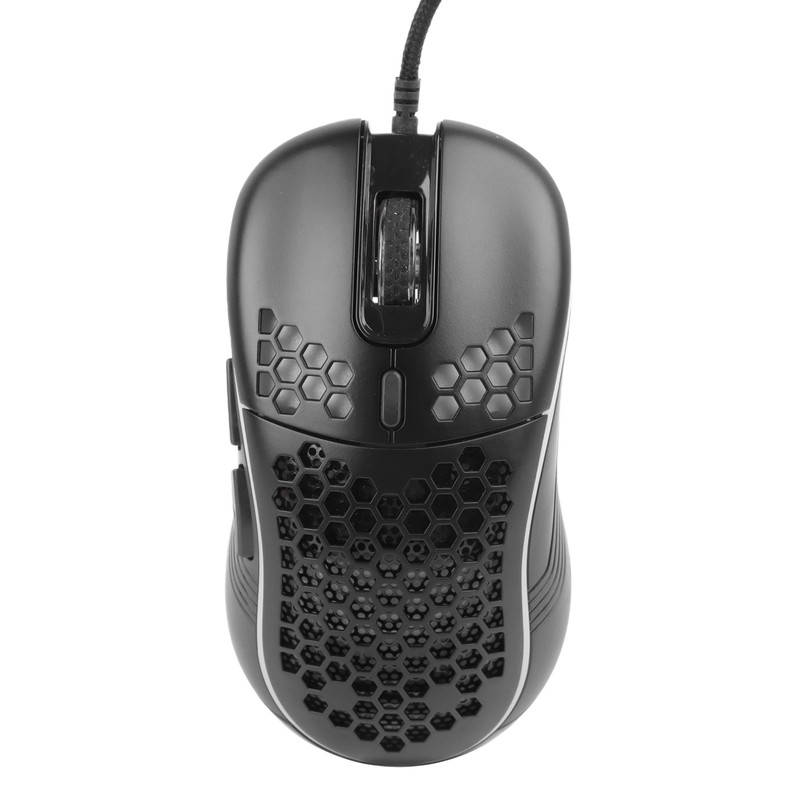 Wired Mouse Lightweight Hollow Out Ergonomic Optical Sensor USB Computer