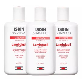 Isdin 3pack Shampoo Isdin Lambdapil Anticaída En Botella 200ml