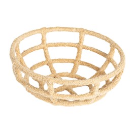 Creative Co-Op Round Cotton-Wrapped Decorative Bowl, Wheat