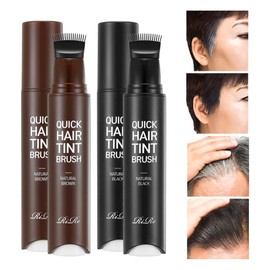Lir Quick Hair Tint Gray Cover Brush - Hair Tint Brush Black / 리르 퀵 헤어틴트 새치커버 브러쉬 - 헤어틴트브러쉬블랙