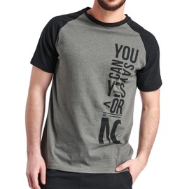 SORBETTO Men's Cosy Pyjamas as Long Pyjamas or Short Shorty Cotton, Short-sleeved grey/black