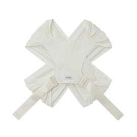 Konny Baby Carrier Flex AirMesh with Head Support- Adjustable, Easy to Wear Baby Wrap Sling, Perfect for Newborn Babies Essentials up to 44 lbs (XS-XL) - Cream