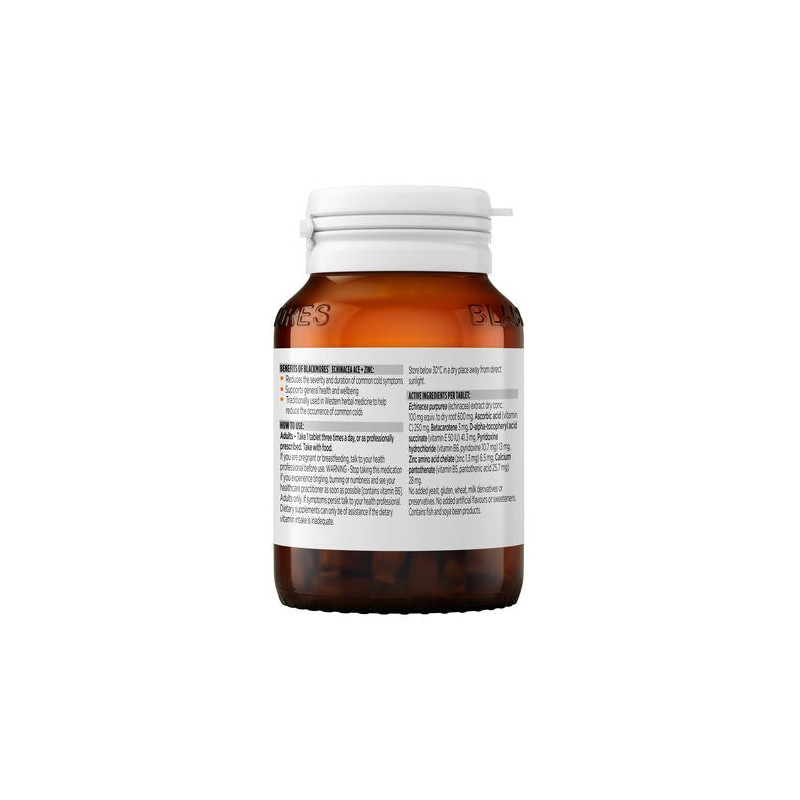 Blackmores Echinacea ACE + Zinc 60 Tablets
