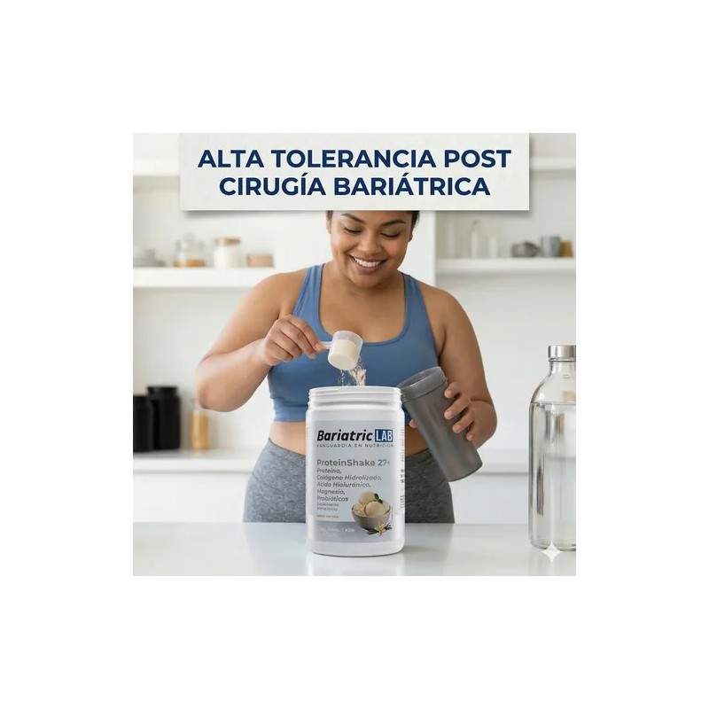 Proteína Whey Vainilla Con Colágeno Probióticos Bariátrico